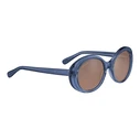 Serengeti Bacall Women's Sunglasses SS541002 - Blue Acetate Frame, Brown Polarized Lenses