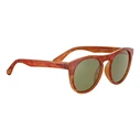 Serengeti Kingman Unisex Sunglasses SS572001-S (53/20/140) - Brown Acetate Frame, Green Polarized Lenses