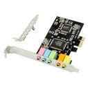 POWERTECH Κάρτα Επέκτασης Ήχου PCIe 2x Channel ST13