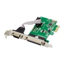 Κάρτα Επέκτασης Powertech PCIe σε Serial & Parallel St39, Wch Ch382L