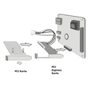 POWERTECH κάρτα μετατροπής PCIe σε PCI ST43