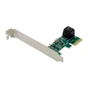 Κάρτα Δικτύου PCIe Powertech σε 2x SATA 3.0 ST544, ASM1061