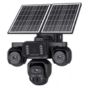 Sectec ST-523-9MAOV-4G-EU IP Quad Κάμερα Παρακολούθησης 4G Full HD+ 3MP Αδιάβροχη Μπαταρίας με Αμφίδρομη Επικοινωνία και Φακό 4mm