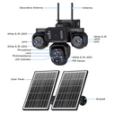 Sectec ST-523-9MAOV-4G-EU IP Quad Κάμερα Παρακολούθησης 4G Full HD+ 3MP Αδιάβροχη Μπαταρίας με Αμφίδρομη Επικοινωνία και Φακό 4mm
