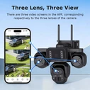 Sectec ST-523-9MAOV-4G-EU IP Quad Κάμερα Παρακολούθησης 4G Full HD+ 3MP Αδιάβροχη Μπαταρίας με Αμφίδρομη Επικοινωνία και Φακό 4mm