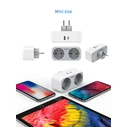 Ταφ Tessan 4 IN 1 WALL SOCKET 2xSCHUKO, 1xUSB-C,1xUSB