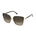 Tous Women's Sunglasses STOC19-560743 – Metal Frame, Brown Gradient Lenses (56/16/140 mm)