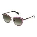 Γυναικεία Γυαλιά Ηλίου Trussardi Str181528G7X (52/22/135 mm) Brown