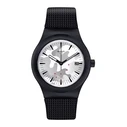 Ρολόι Unisex Swatch Sutb407 (42mm) Καουτσούκ Λουράκι Μαύρο