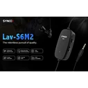 Μικρόφωνο Synco Lav-S6M2, clip-on, omnidirectional, 3.5mm, 400mAh, μαύρο