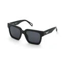 Zadig & Voltaire Γυναικεία Γυαλιά Ηλίου SZV419V 700Y (Μαύρο κοκκάλινο σκελετό, Μαύρος φακός) 55/16/140