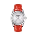 Γυναικείο Ρολόι Tissot T035210160310 (32mm) Δερμάτινο Λουράκι Κόκκινο