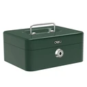 DELI Portable Mini Cash Box Green ET504