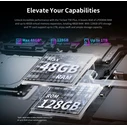 Teclast T50 Plus Tablet 10.95" (8GB RAM / 128GB ROM) 4G Android 16 with Keyboard, Touch Pen & Case - Gray (SKU: T50PLUS-VIP-GR)