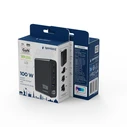 Gembird Φορτιστής GaN 4-Θυρών 100W (3x USB-C PD + 1x USB-A QC3.0) Μαύρος - TA-UC-1A3C-PD100-01-BK