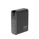 Gembird Φορτιστής GaN 4-Θυρών 100W (3x USB-C PD + 1x USB-A QC3.0) Μαύρος - TA-UC-1A3C-PD100-01-BK