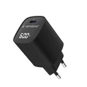 Gembird Φορτιστής USB-C 60W με LCD, Power Delivery PD 3.2 & Quick Charge 3.0 Μαύρο (TA-UC-1C-PD60LCD-01-BK)
