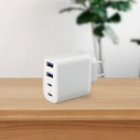 Gembird Φορτιστής GaN χωρίς καλώδιο 4-Θύρες (2xUSB-C PD, 2xUSB-A QC3.0) 40W Λευκός (TA-UC-2A2C-PD40-01-W)
