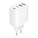 Gembird Φορτιστής GaN χωρίς καλώδιο 4-Θύρες (2xUSB-C PD, 2xUSB-A QC3.0) 40W Λευκός (TA-UC-2A2C-PD40-01-W)