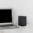 Gembird Βάση Φόρτισης GaN 5-Θυρών 140W (3x USB-C PD + 2x USB-A QC3.0) - Μαύρο (TA-UC-2A3C-PD140-01-BK)