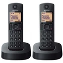 Panasonic KX-TGC312 Cordless Phone Duo Black