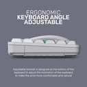 Alcatroz Tetriz Air 300C Wireless Keyboard (84-key US) & Mouse Set - Winter White
