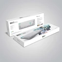 Alcatroz Tetriz Air 3 Ασύρματο Bluetooth Πληκτρολόγιο US Winter White