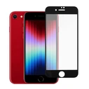 Screen Protector Powertech tempered glass 5D TGC-0584, full glue, iPhone SE 2022, μαύρο