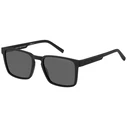 Tommy Hilfiger Men's Sunglasses TH-2088-S-003 (55/19/145) Black Frame Grey Polarized Lenses