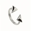 BREIL Women's Ring TJ2577 (14 mm) - Stainless Steel, Grey