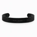 Βραχιόλι Unisex Tom Hope Tmblack (15cm) από Ατσάλι Black