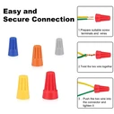 Σύνδεσμος Καλωδίου Twist-On P2 Tool-0084, Φ9.9mmx17.7mm, Κίτρινος, 25τμχ