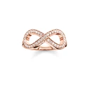 Γυναικείο Δαχτυλίδι Thomas Sabo Tr20144161444 από Ασήμι 925 Pink Gold