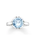 Γυναικείο Δαχτυλίδι Thomas Sabo 036-009-31-48 (48) από Ασήμι Blue, Silver
