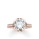 Γυναικείο Δαχτυλίδι Thomas Sabo 2037-416-1454 (54) από Ασήμι Pink Gold