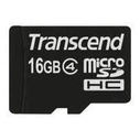 Κάρτα Μνήμης microSDHC Transcend 16GB Class 4