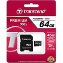 Κάρτα Μνήμης microSDXC 64GB Transcend x/45 Cl.10 +Ad
