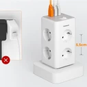 Tessan Smart Πολύπριζο 6 Θέσεων με Καλώδιο 2m TS-306TS-C