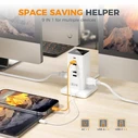Tessan Smart Πολύπριζο 6 Θέσεων με 3 USB-A, 3 USB-C και Καλώδιο 2m (TS-CS04)