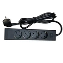 Tessan Πολύπριζο 4 Θέσεων με 2 USB-A, 2 USB-C, Διακόπτη και Καλώδιο 2m TS-PS03DE00