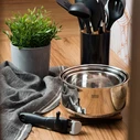Teesa Cook Expert Single Hand Stainless Steel Cookware Set with Removable Handle (3 pcs)