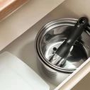 Teesa Cook Expert Single Hand Stainless Steel Cookware Set with Removable Handle (3 pcs)