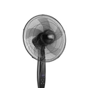 Teesa TSA8065 17"/44 cm Floor Fan 50W with Remote Control, Black