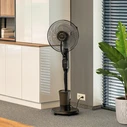 Teesa TSA8067 17" (43 cm) Floor Fan with Hydromisting