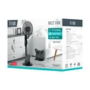 Teesa TSA8067 17" (43 cm) Floor Fan with Hydromisting