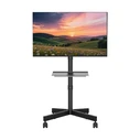 Βάση Τηλεόρασης Gembird Floor Tilt With Caster Wheels 32'-55' Black