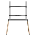 Βάση Τηλεόρασης Gembird 55'-86' Black/Wood Max Vesa 600x400