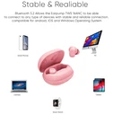 Bluetooth Handsfree Sonic Gear Earpump TWS 16 ANC Pink