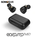 Bluetooth Handsfree Sonic Gear TWS EARPUMP 7 HYPERBASS Black