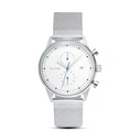 Ανδρικό Ρολόι Tayroc Txm089 (42mm) Μεταλλικό Μπρασελέ Ασημί